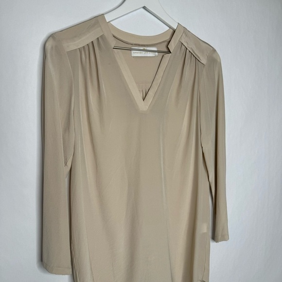 Amanda Uprichard V Neck Blouse Top - Picture 2 of 3